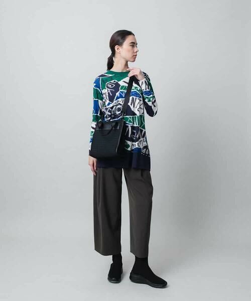 HIROKO KOSHINO / ヒロココシノ チュニック | アートプリントチュニックプルオーバー/日本製/洗える | 詳細8