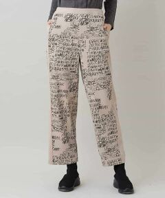 HIROKO KOSHINO / ヒロココシノ チノ・ワークパンツ | ロゴデザインイージーパンツ/洗える