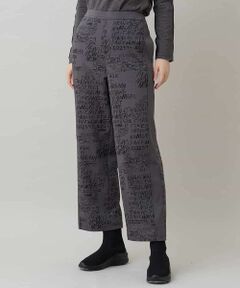 HIROKO KOSHINO / ヒロココシノ チノ・ワークパンツ | ロゴデザインイージーパンツ/洗える