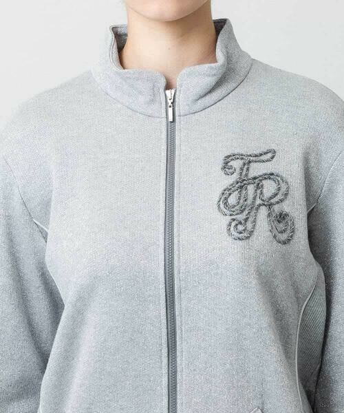 HIROKO KOSHINO / ヒロココシノ パーカー | グリッター裏毛パーカー/日本製/洗える | 詳細11