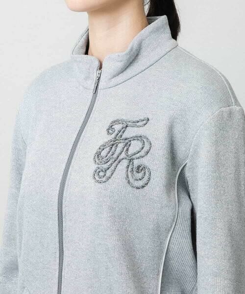 HIROKO KOSHINO / ヒロココシノ パーカー | グリッター裏毛パーカー/日本製/洗える | 詳細12