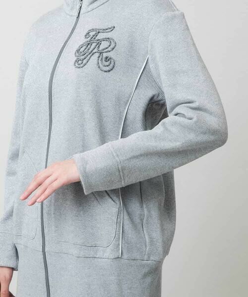 HIROKO KOSHINO / ヒロココシノ パーカー | グリッター裏毛パーカー/日本製/洗える | 詳細13