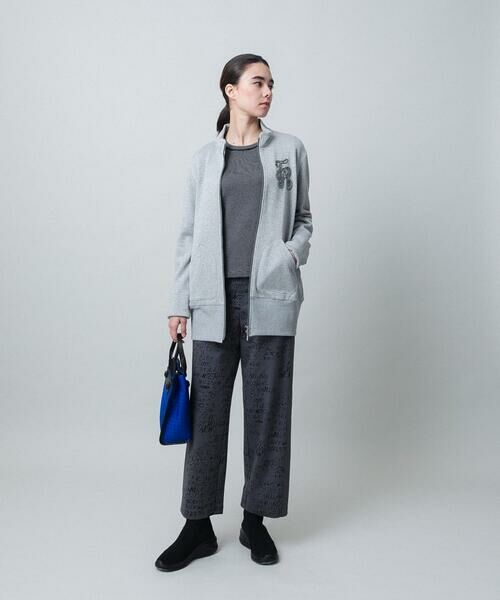 HIROKO KOSHINO / ヒロココシノ パーカー | グリッター裏毛パーカー/日本製/洗える | 詳細4