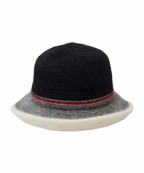 HIROKO KOSHINO / ヒロココシノ キャップ | ラメボーダーニットハット/日本製 | 詳細4