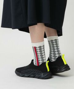 HIROKO KOSHINO / ヒロココシノ その他小物 | ジオメトリックジャカードソックス/日本製/洗濯機で洗える