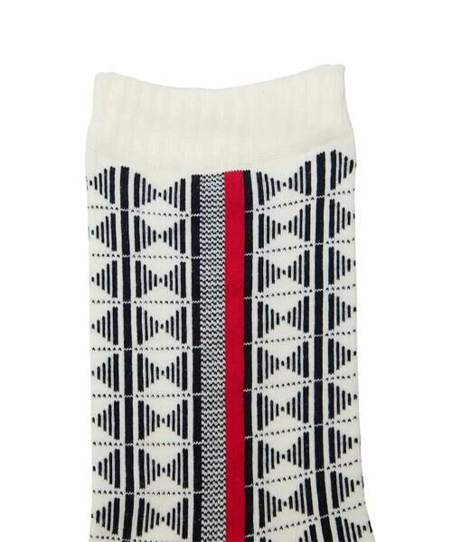 HIROKO KOSHINO / ヒロココシノ その他小物 | ジオメトリックジャカードソックス/日本製/洗濯機で洗える | 詳細3