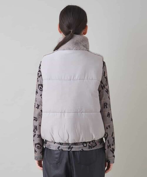 HIROKO KOSHINO / ヒロココシノ ダウンジャケット・ベスト | フェイクファー中綿ベスト | 詳細3