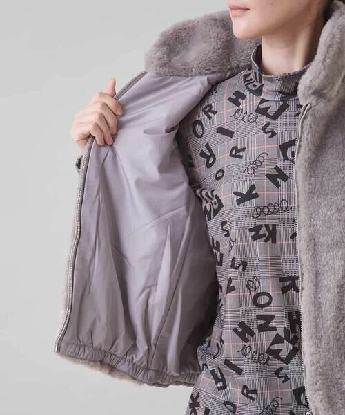HIROKO KOSHINO / ヒロココシノ ダウンジャケット・ベスト | フェイクファー中綿ベスト | 詳細6