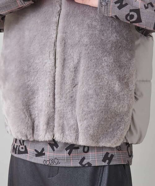 HIROKO KOSHINO / ヒロココシノ ダウンジャケット・ベスト | フェイクファー中綿ベスト | 詳細9