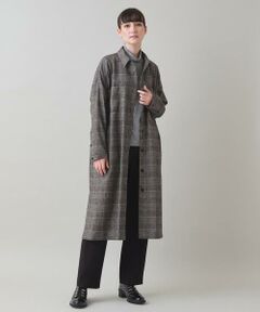 HIROKO KOSHINO / ヒロココシノ ロング・マキシ丈ワンピース | チェックシャツワンピース/日本製