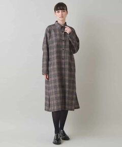 HIROKO KOSHINO / ヒロココシノ ロング・マキシ丈ワンピース | チェックシャツワンピース/日本製