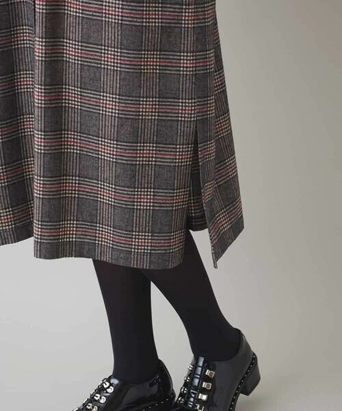 HIROKO KOSHINO / ヒロココシノ ロング・マキシ丈ワンピース | チェックシャツワンピース/日本製 | 詳細10