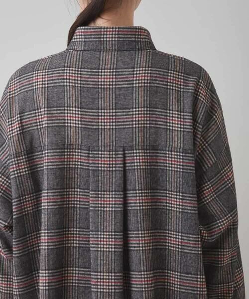 HIROKO KOSHINO / ヒロココシノ ロング・マキシ丈ワンピース | チェックシャツワンピース/日本製 | 詳細7