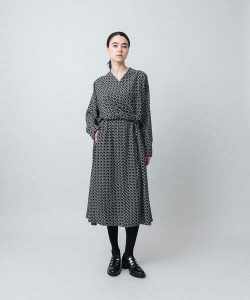 HIROKO KOSHINO / ヒロココシノ ロング・マキシ丈ワンピース | バックジョーゼットカシュクールワンピース/日本製 | 詳細11