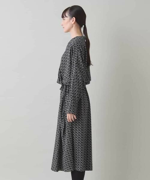 HIROKO KOSHINO / ヒロココシノ ロング・マキシ丈ワンピース | バックジョーゼットカシュクールワンピース/日本製 | 詳細2