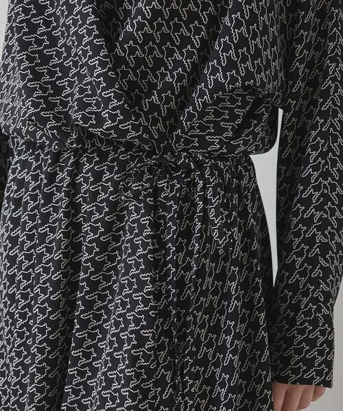 HIROKO KOSHINO / ヒロココシノ ロング・マキシ丈ワンピース | バックジョーゼットカシュクールワンピース/日本製 | 詳細8