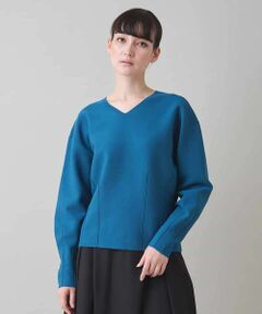 HIROKO KOSHINO / ヒロココシノ ニット・セーター | ダーツアクセントニットプルオーバー /洗える