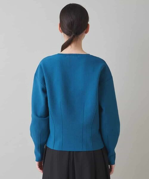 HIROKO KOSHINO / ヒロココシノ ニット・セーター | ダーツアクセントニットプルオーバー /洗える | 詳細2