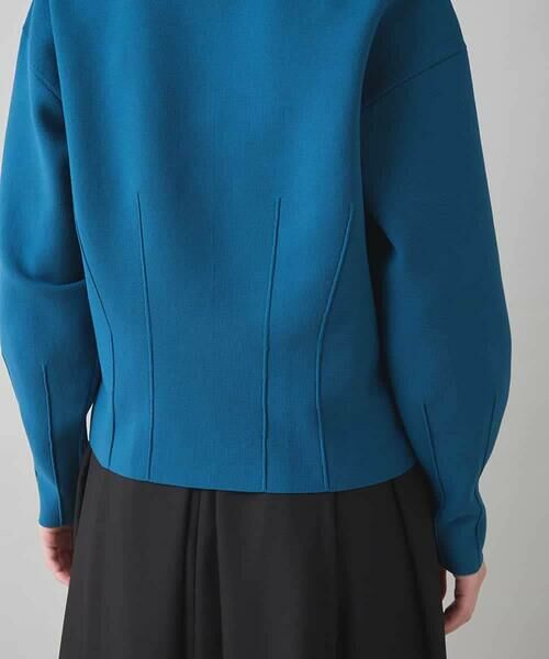 HIROKO KOSHINO / ヒロココシノ ニット・セーター | ダーツアクセントニットプルオーバー /洗える | 詳細4