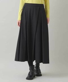 HIROKO KOSHINO / ヒロココシノ ロング・マキシ丈スカート | タックデザインフレアスカート/日本製/洗える