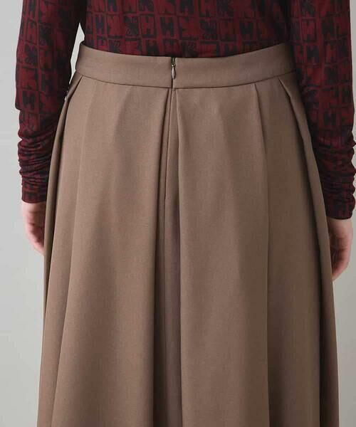 HIROKO KOSHINO / ヒロココシノ ロング・マキシ丈スカート | タックデザインフレアスカート/日本製/洗える | 詳細4