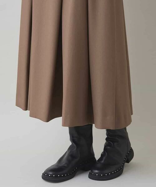 HIROKO KOSHINO / ヒロココシノ ロング・マキシ丈スカート | タックデザインフレアスカート/日本製/洗える | 詳細5