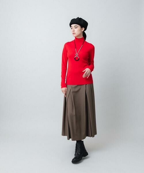 HIROKO KOSHINO / ヒロココシノ ロング・マキシ丈スカート | タックデザインフレアスカート/日本製/洗える | 詳細7