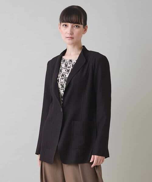 HIROKO KOSHINO / ヒロココシノ テーラードジャケット | アーティスティックリバージャケット | 詳細1