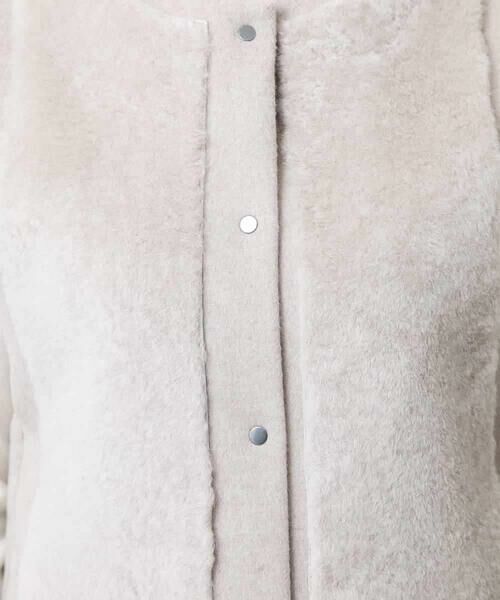 HIROKO KOSHINO / ヒロココシノ ベスト | カシミヤ混ライトリバーベスト | 詳細10