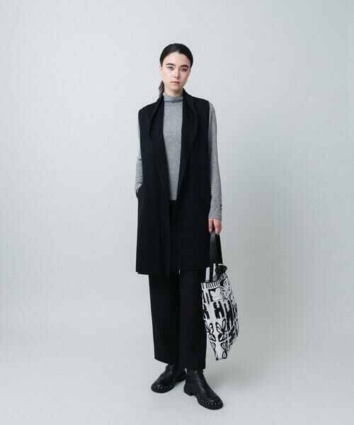 HIROKO KOSHINO / ヒロココシノ カットソー | HKロゴハイネックインナープルオーバー/日本製/洗える | 詳細8