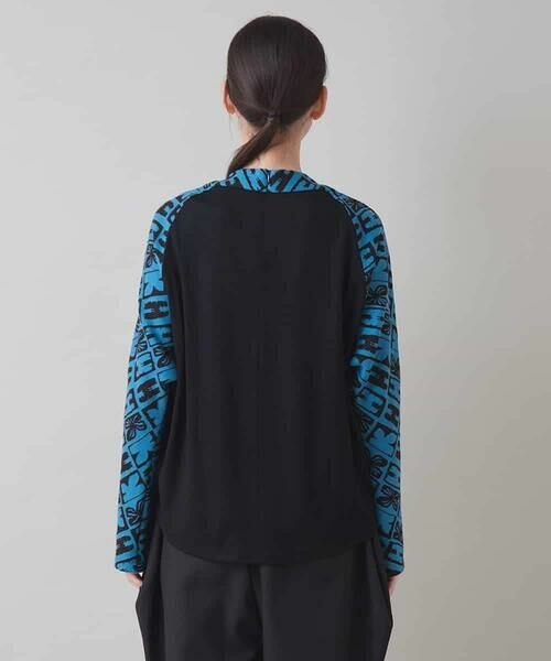 HIROKO KOSHINO / ヒロココシノ ニット・セーター | HKフラワーロゴジャカードニットプルオーバー/日本製 | 詳細2