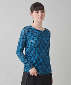 HIROKO KOSHINO / ヒロココシノ カットソー | HKフラワーロゴプリントカットソー/日本製/洗える