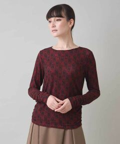 HIROKO KOSHINO / ヒロココシノ カットソー | HKフラワーロゴプリントカットソー/日本製/洗える