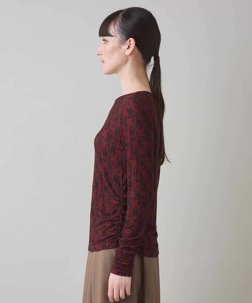 HIROKO KOSHINO / ヒロココシノ カットソー | HKフラワーロゴプリントカットソー/日本製/洗える | 詳細1