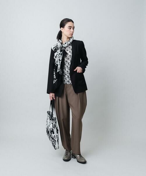 HIROKO KOSHINO / ヒロココシノ カットソー | HKフラワーロゴプリントカットソー/日本製/洗える | 詳細8