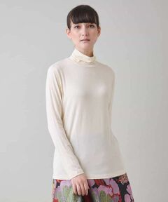 HIROKO KOSHINO / ヒロココシノ カットソー | ハイネックインナープルオーバー/日本製/洗える