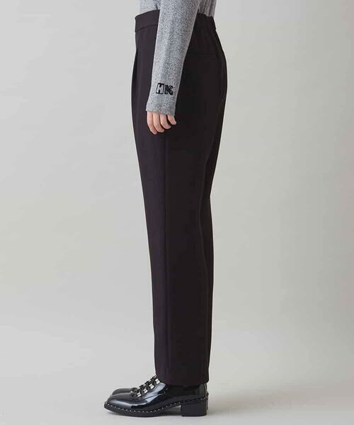 HIROKO KOSHINO / ヒロココシノ チノ・ワークパンツ | リバーテーパードパンツ | 詳細1