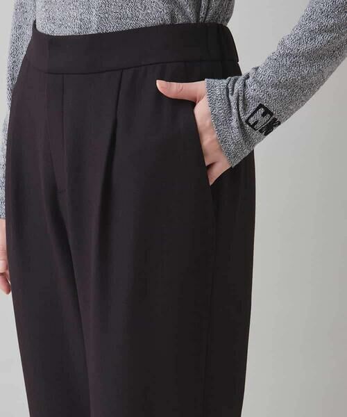 HIROKO KOSHINO / ヒロココシノ チノ・ワークパンツ | リバーテーパードパンツ | 詳細4