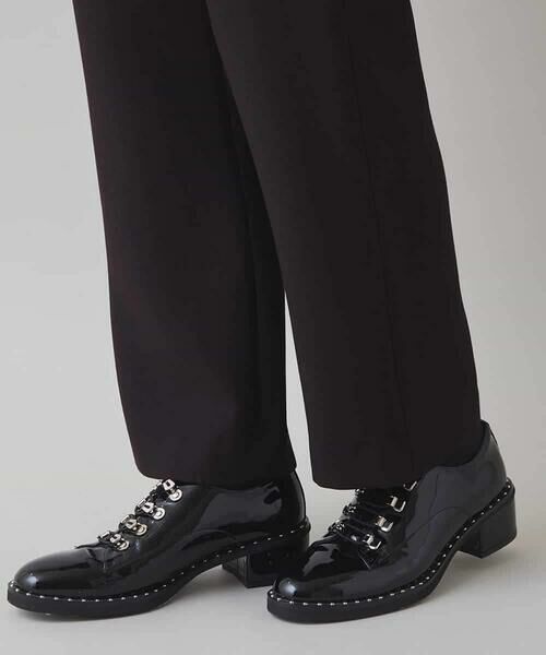 HIROKO KOSHINO / ヒロココシノ チノ・ワークパンツ | リバーテーパードパンツ | 詳細6