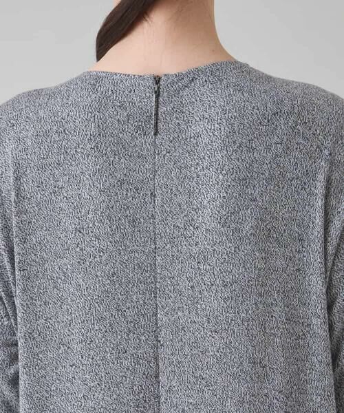 HIROKO KOSHINO / ヒロココシノ ロング・マキシ丈ワンピース | ギャザーアクセントジャージーワンピース/日本製/洗える | 詳細5