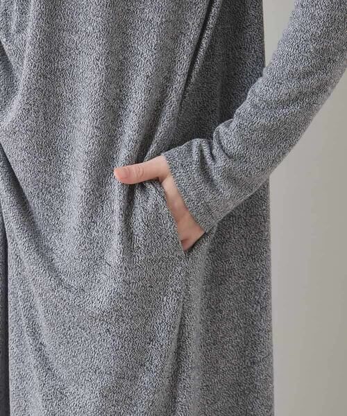 HIROKO KOSHINO / ヒロココシノ ロング・マキシ丈ワンピース | ギャザーアクセントジャージーワンピース/日本製/洗える | 詳細7