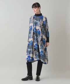 HIROKO KOSHINO / ヒロココシノ ロング・マキシ丈ワンピース | アートプリントジャージーワンピース/日本製/洗える