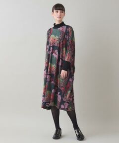 HIROKO KOSHINO / ヒロココシノ ロング・マキシ丈ワンピース | アートプリントジャージーワンピース/日本製/洗える