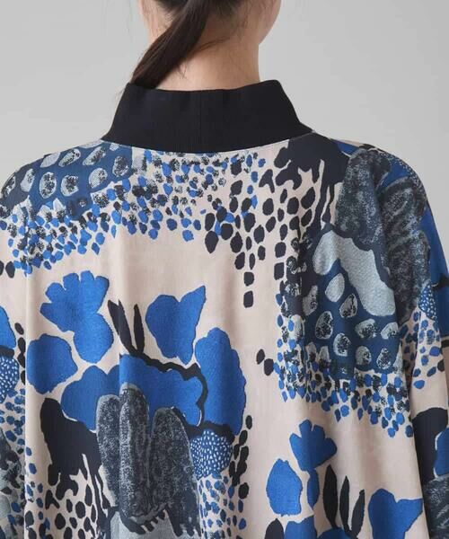 HIROKO KOSHINO / ヒロココシノ ロング・マキシ丈ワンピース | アートプリントジャージーワンピース/日本製/洗える | 詳細6