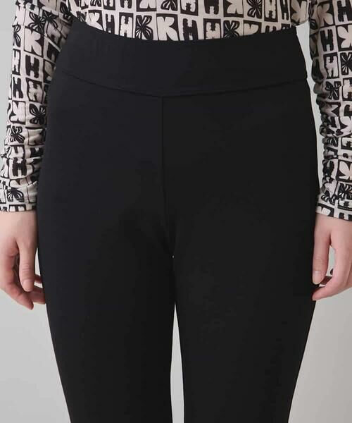 HIROKO KOSHINO / ヒロココシノ チノ・ワークパンツ | ストレッチポンチテーパードパンツ/日本製/洗える | 詳細3