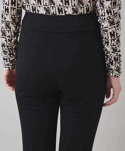 HIROKO KOSHINO / ヒロココシノ チノ・ワークパンツ | ストレッチポンチテーパードパンツ/日本製/洗える | 詳細4