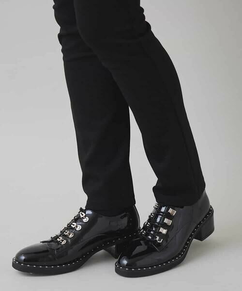 HIROKO KOSHINO / ヒロココシノ チノ・ワークパンツ | ストレッチポンチテーパードパンツ/日本製/洗える | 詳細5