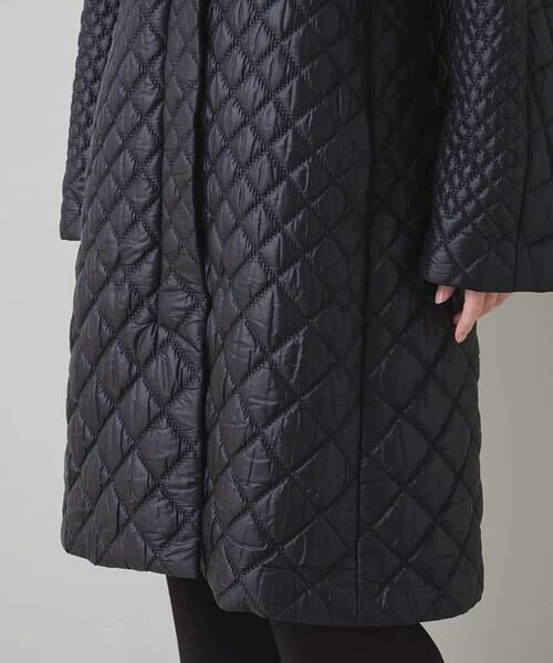 HIROKO KOSHINO / ヒロココシノ ダウンジャケット・ベスト | グラデーションキルティングコート/日本製 | 詳細10