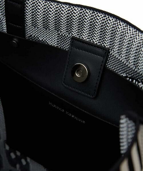 HIROKO KOSHINO / ヒロココシノ トートバッグ | HKイニシャルニットトートバッグ/日本製 | 詳細8