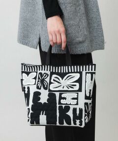 HIROKO KOSHINO / ヒロココシノ トートバッグ | HKイニシャルニットバッグ/日本製